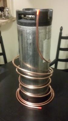 Bending the tubing.