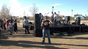 Live band at the festival