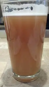 An IPA that turned a bit cloudy