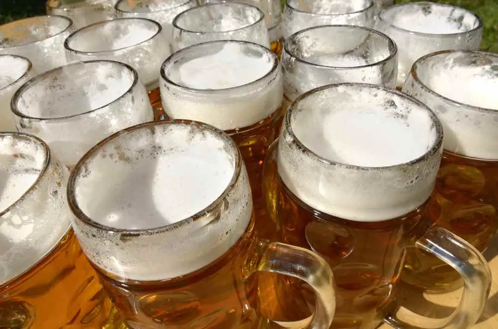 Oktoberfest Beer on a table