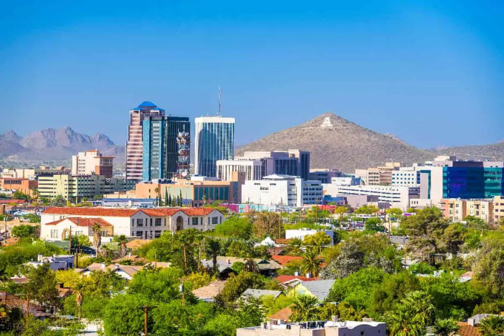 View of Tucson, Arizona