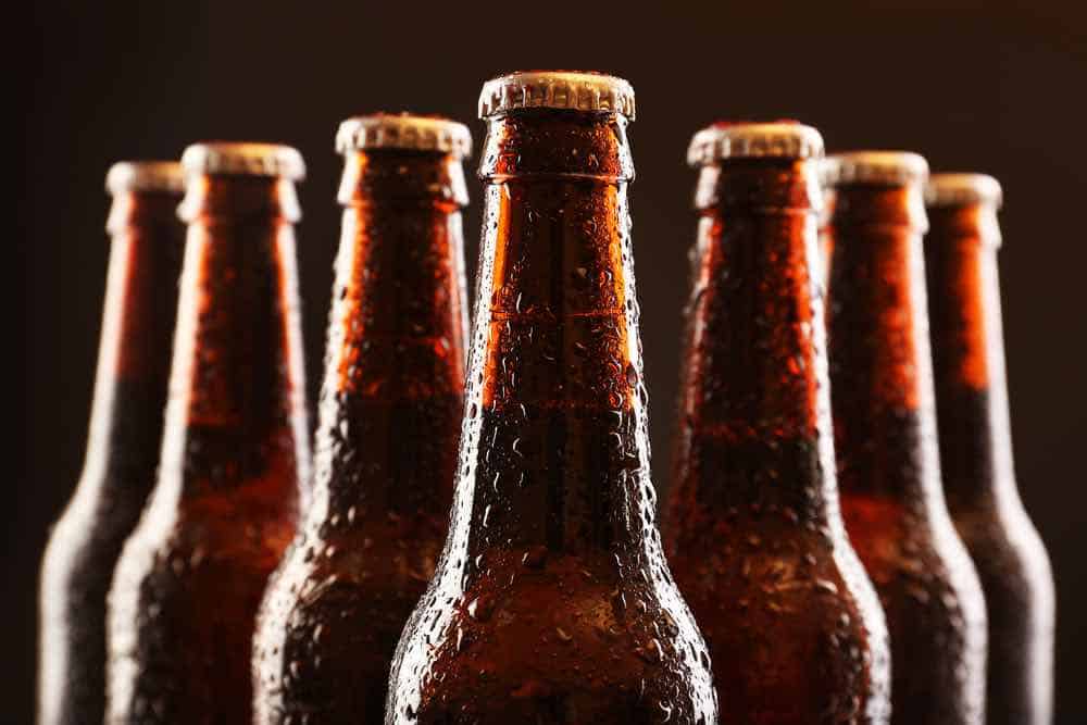 Beer bottles for home brewing